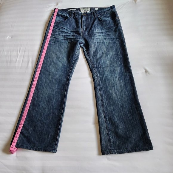 Men's Ecko Unltd Bootcut Size 38 Hang Em High Blue Jeans. Great Condition. - Picture 9 of 16